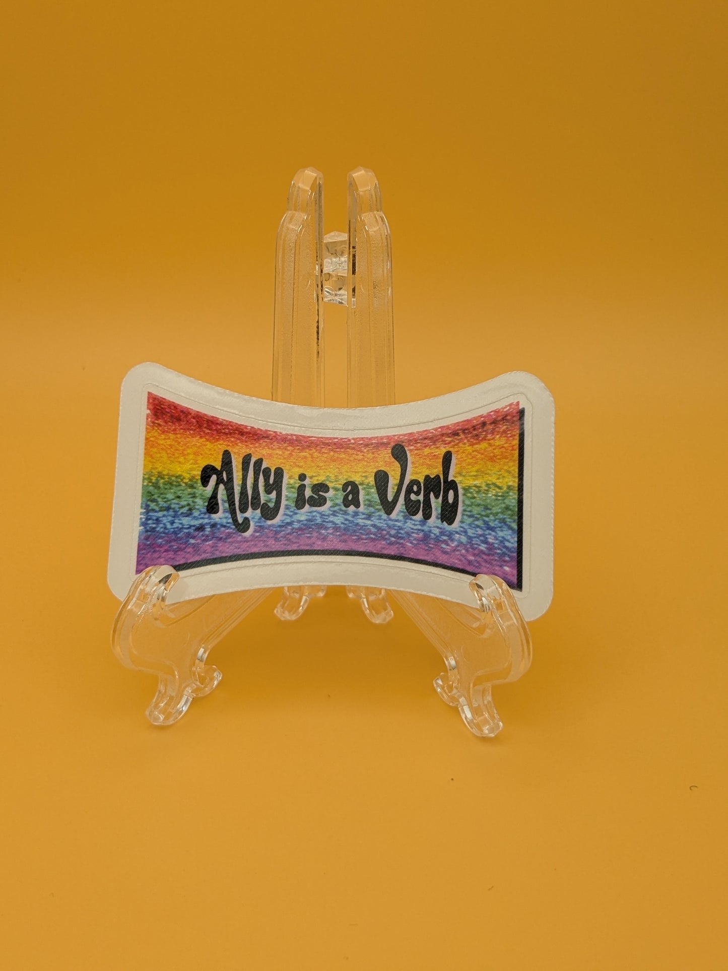 Ally is a verb