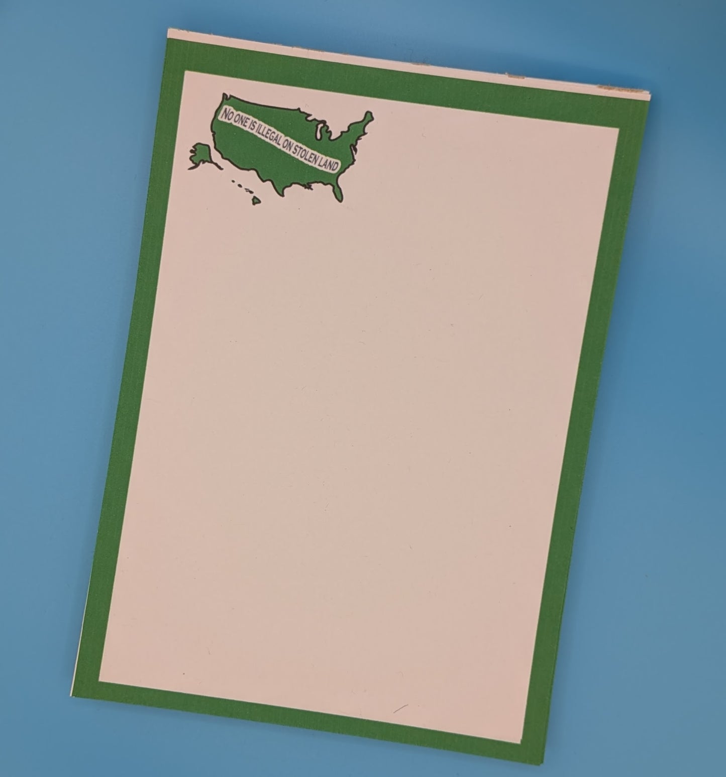 No one is illegal Notepad