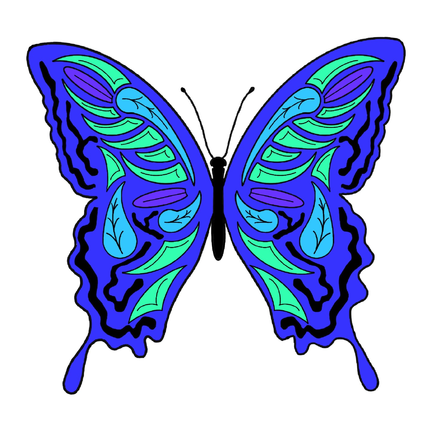 Blue Wave Butterfly