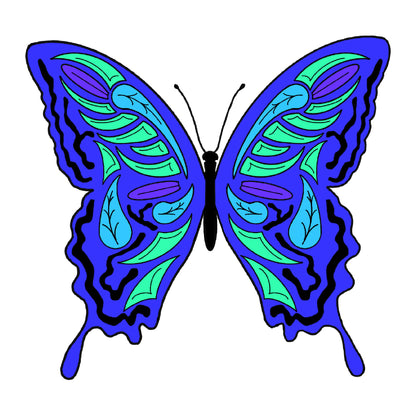 Blue Wave Butterfly