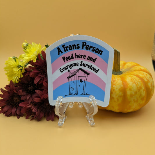 Trans Person Peed Here