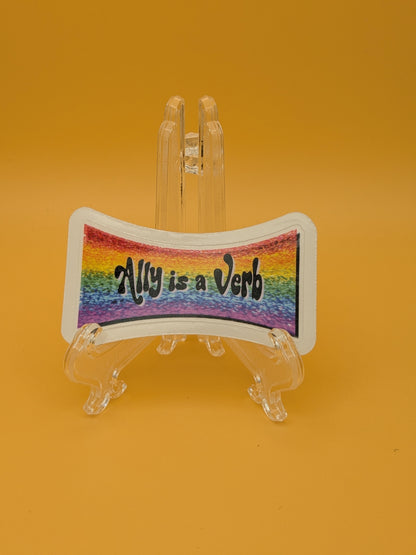 Ally is a verb