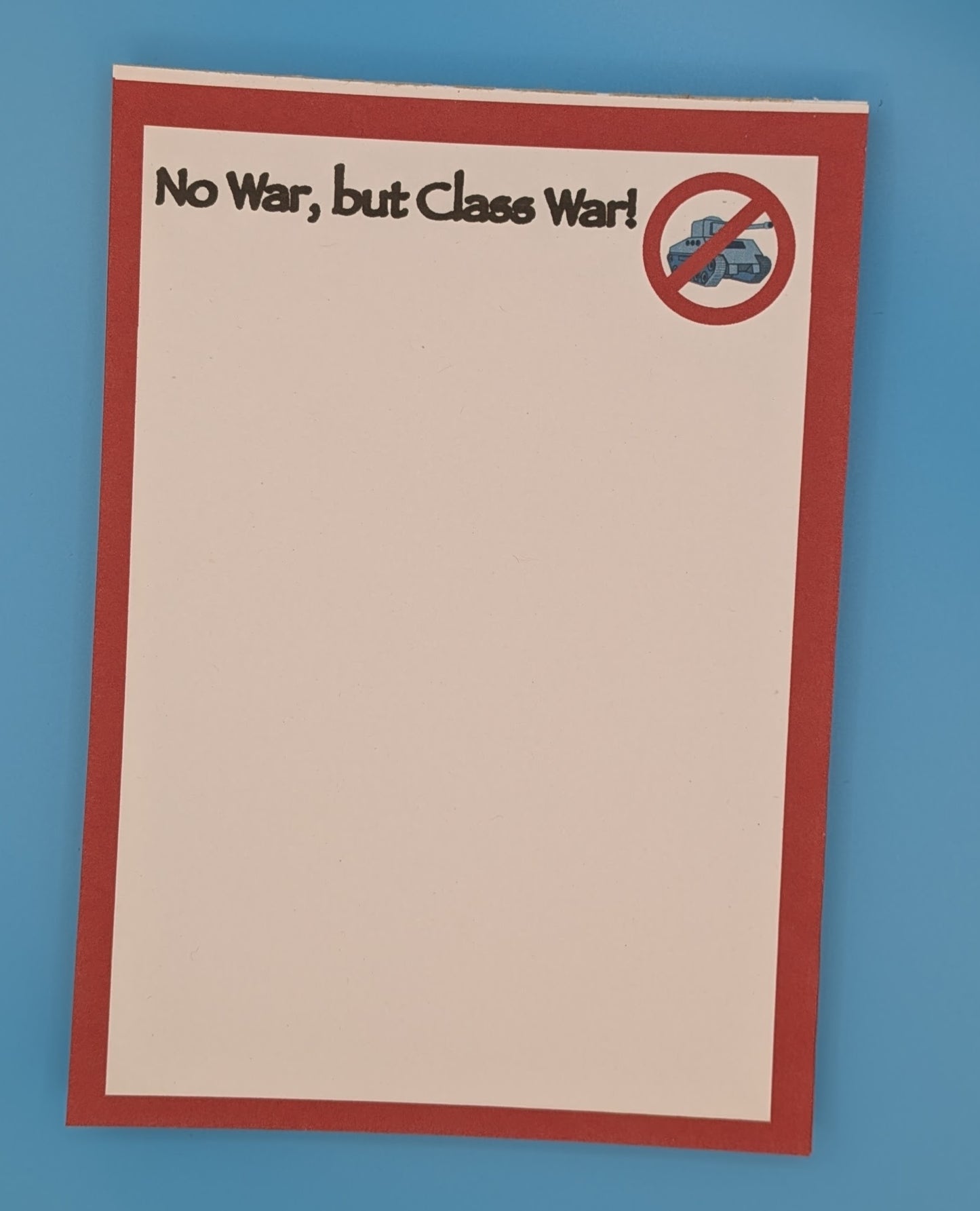 No war Notepad